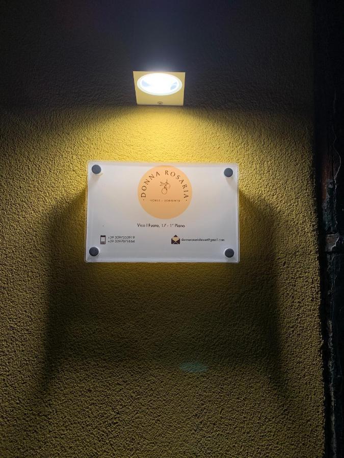 Appartamento Donna Rosaria House Sorrento Esterno foto